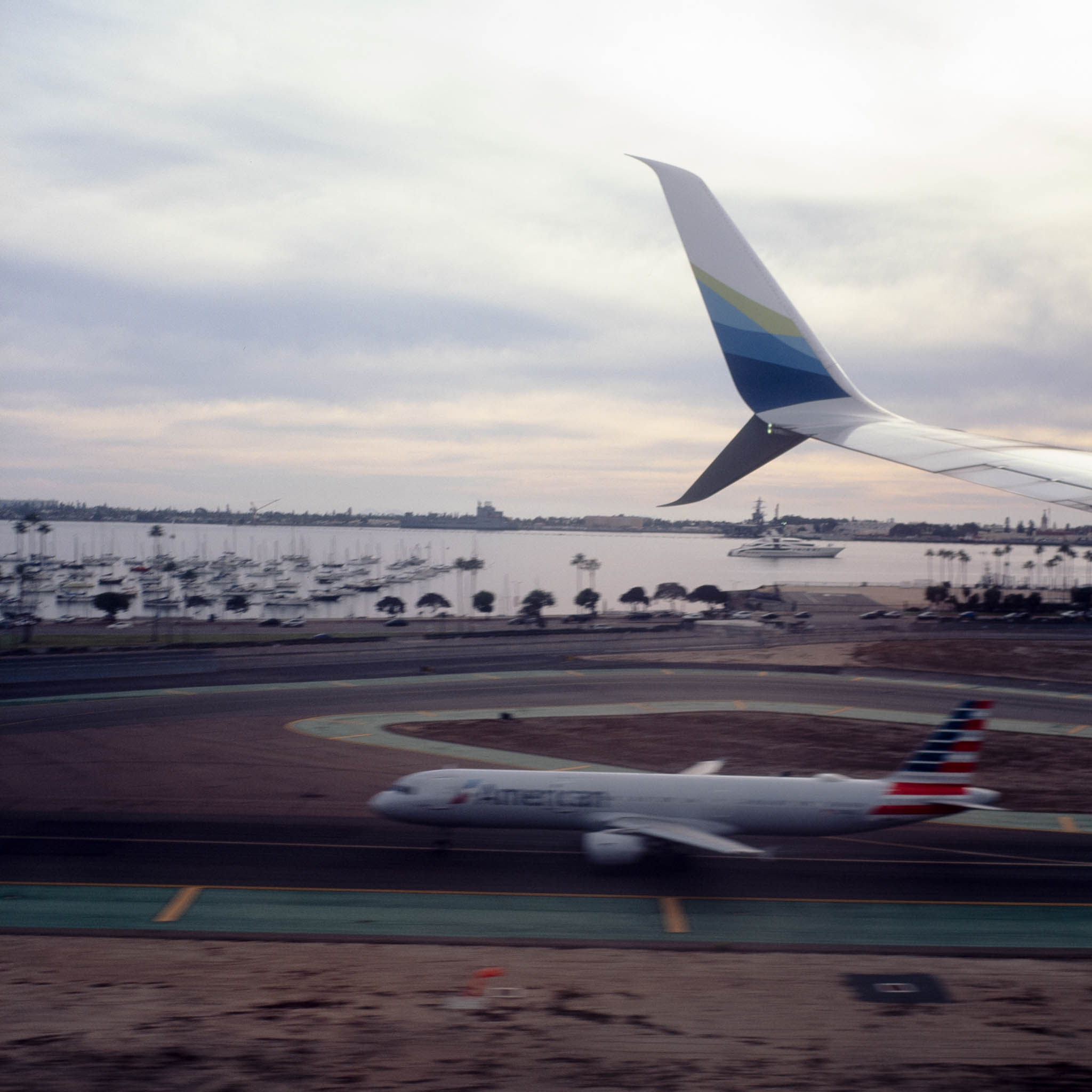 San Diego Landing, Yashica Mat 124G, Kodak E100SW